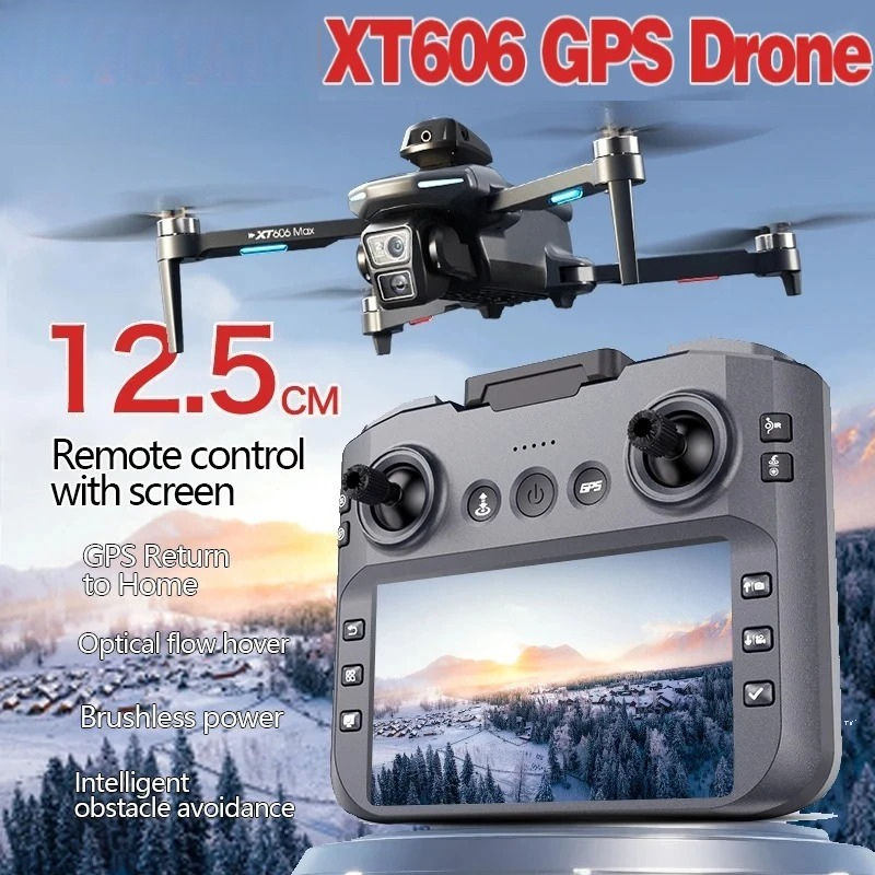 Drone Photogrammetry - Drone GPS XT606 MAX Asli 4k