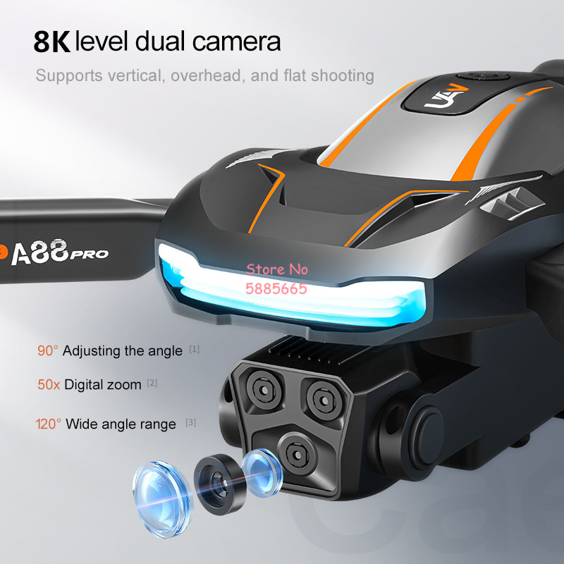 Drone RC 8K Fotografi Udara de - Drone Aerial Photography ulasan dan harga