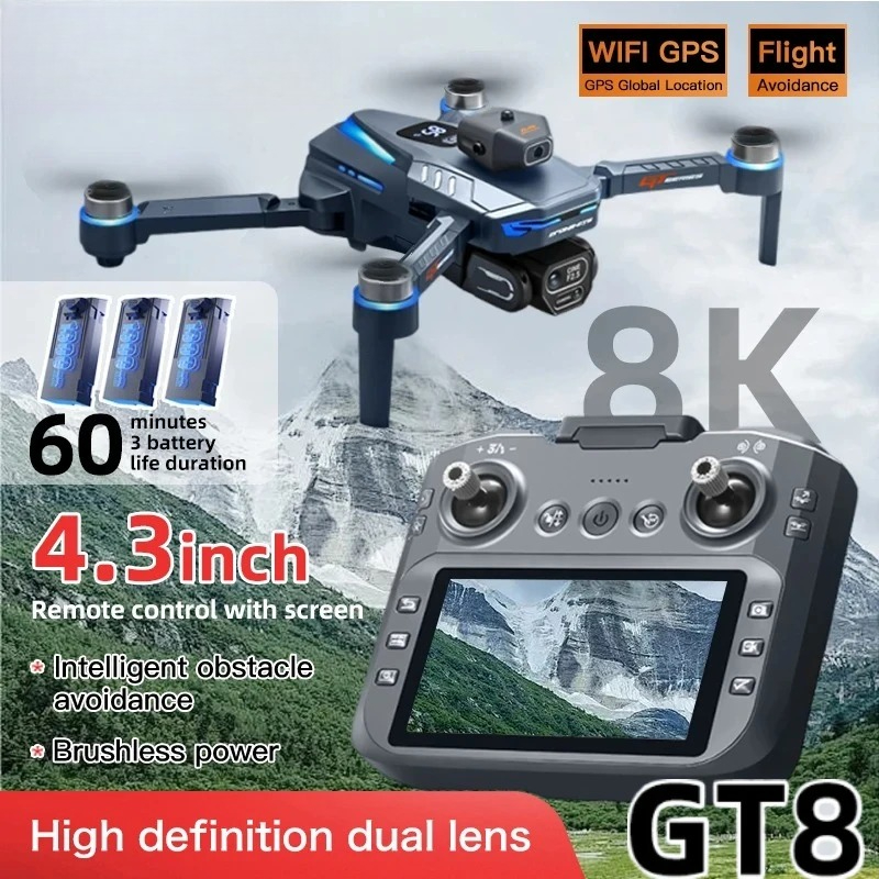 Drone GT8 Original 8K Profesio - Drone Photogrammetry ulasan dan harga