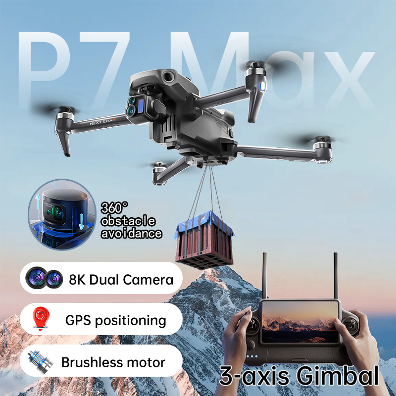Drone P7 Max Baru Kamera 8K GP - Drone Photogrammetry ulasan dan harga