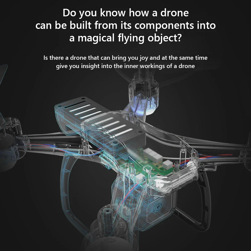 JJRC H108 DIY Drone Mini Perak - Drone Aerial Photography ulasan dan harga